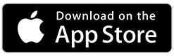 Schwarzer Button mit Apple Logo und Text Download on the App Store