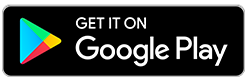 Schwarzer Button mit PlayStore-Log mit dem text GET IT ON Google Play