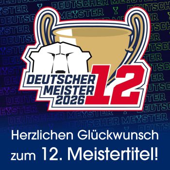 Grafik Glückwunsch zum 12. Meistertitel der Eisbären Berlin